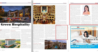 Hotel Jakson Inns Phaltan featuring on Hotel Business Review Magazine - Nov- Dec 2018 Issue ( Page 36,38 and 39 )